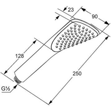 Душевая лейка KLUDI FIZZ 6760043-00