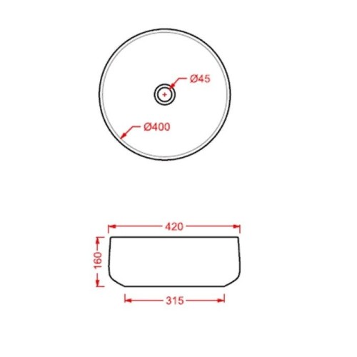 Раковина Artceram Cognac Quadro накладная без отверстий цвет Green petrolio COL001 42 00