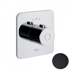 Смеситель для душа встраиваемый с термостатом Webert Living LV972101560, черный