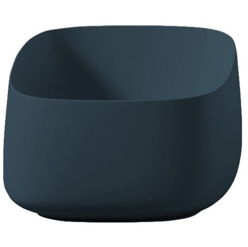 Раковина Artceram Cognac Quadro накладная без отверстий цвет Green petrolio COL006 42 00