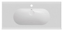 Раковина ISVEA Sentimenti накладная ШГВ 1000*450*170 цвет белый