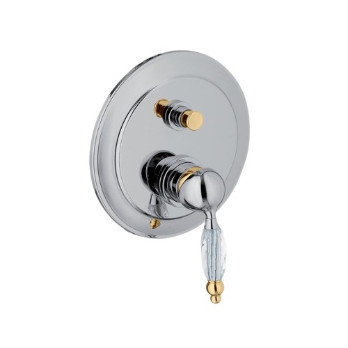 Смеситель для душа встраиваемый Webert Alexandra AL860101017. хром/золото