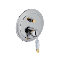 Смеситель для душа встраиваемый Webert Alexandra AL860101017. хром/золото