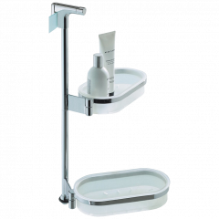 Полочка корзинка COLOMBO DESIGN ANGOLARI B9710 двойная