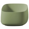 Раковина Artceram Cognac Quadro накладная без отверстий цвет green salvia COL006 44 00