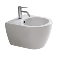 Биде Scarabeo MOON подвесное с одним отверстием укороченное цвет белый 5525