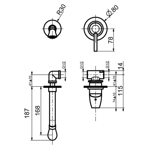 Смеситель для раковины Webert Opera moderna OE830606560. черный