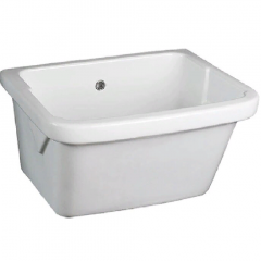 Раковина GALASSIA Iside 2001 хозяйственная встраиваемая сверху на тумбу 9007