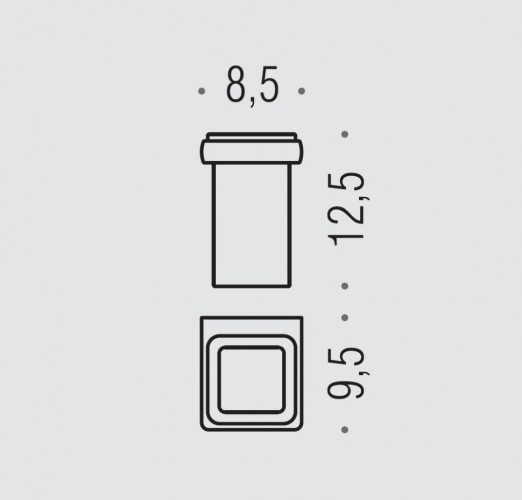 Стакан COLOMBO DESIGN LULU B6202 настенный