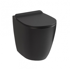 Унитаз SIMAS VIGNONI напольный приставной безободковый цвет черный VI01.NE