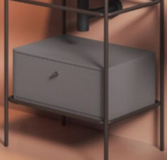 Ящик выдвижной деревянный Artceram Fuori Scala для металлической консоли цвет musk ACM039 58