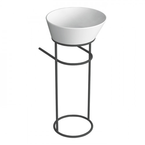 Металлическая структура SIMAS WAVE напольная цвет черный матовый WASA01