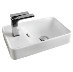 Раковина Artceram Washbasins  подвесная с одним отверстием перелив белый LML003 01 00