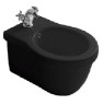 Биде GALASSIA ETHOS 8440M NE подвесное с одним отверстием с крепежом цвет черный глянцевый