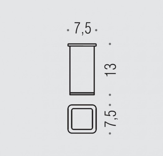 Стакан COLOMBO DESIGN LULU B6241 настольный