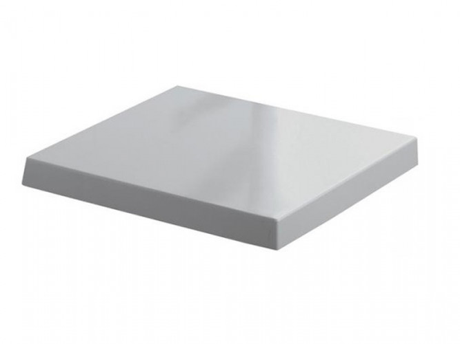 Сиденье с крышкой SIMAS FROZEN с микролифтом цвет белый хром FZ004