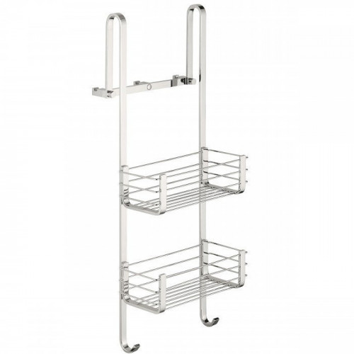 Полочка корзинка COLOMBO DESIGN CAVALLETTI E SEDILI B9634 навесная двойная с крючками