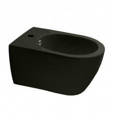 Биде Scarabeo MOON подвесное с одним отверстием цвет черный матовый 5521 49