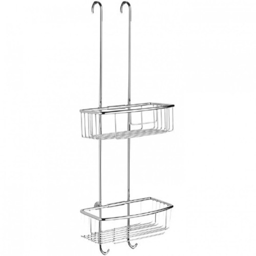 Полочка корзинка COLOMBO DESIGN CAVALLETTI E SEDILI B9635 навесная двойная с крючками