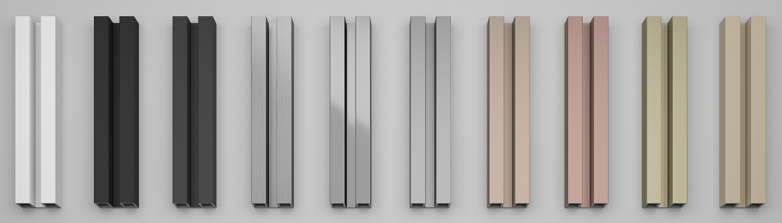 Комбинированное ограждение VISMARAVETRO Suite SCN 102- SX + SCN 102-DX c использованием 5 основных панелей