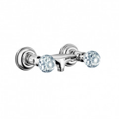 Смеситель KLUDI ADLON 5161005G5 для душа настенный с подключением шланга «Made with Swarovski® Elements»