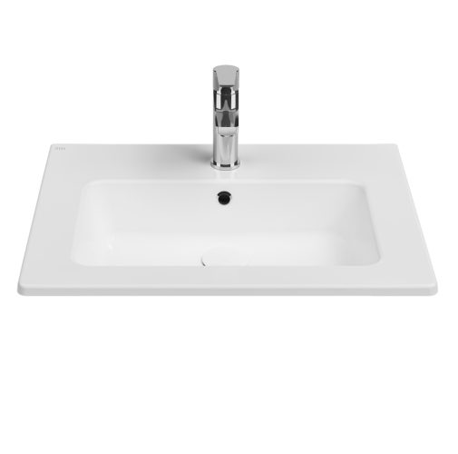 Раковина ISVEA SistemaT накладная ШГВ 615*465*140 отверстия для смесителя 1 цвет белый