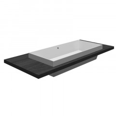 Раковина Scarabeo TEOREMA 2.0 встраиваемая сверху с переливом без отверстий цвет белый 5132