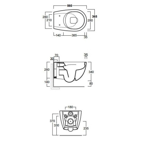 Унитаз SIMAS VIGNONI подвесной безободковый цвет черный матовый VI18/F85.NM