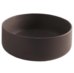 Раковина Artceram Cognac Quadro накладная без отверстий  цвет Nero Roma COL001 20 00