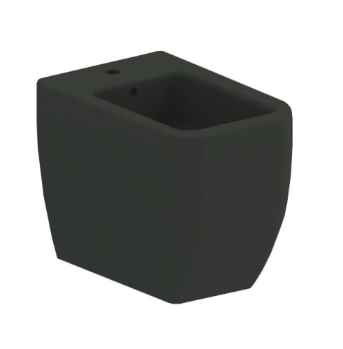 Биде Scarabeo TEOREMA 2.0 напольное с одним отверстием цвет черный матовый 5139 49