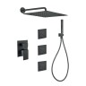 Душевая система встраиваемая Webert Pegaso PE890104560, черный