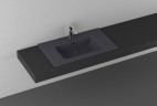 Раковина ISVEA SistemaT накладная ШГВ 810*465*140 отверстия для смесителя 1 цвет антрацит матовый