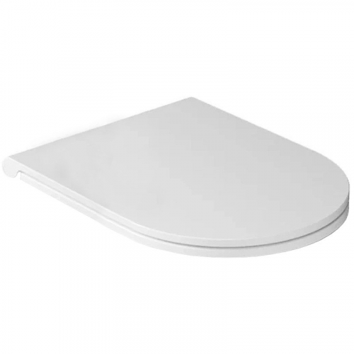 Сиденье с крышкой GALASSIA Dream 7330 MT с микролифтом быстросъемное тонкое цвет белый матовый
