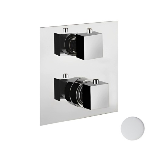 Смеситель для душа встраиваемый с термостатом Webert Pegaso PE970902740, белый