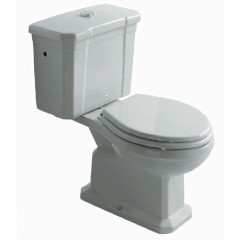 Унитаз моноблок с бачком GALASSIA ETHOS 8404 8406 9010 напольный слив в стену цвет белый глянцевый