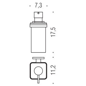 Дозатор COLOMBO DESIGN BASICQ B9337 настенный