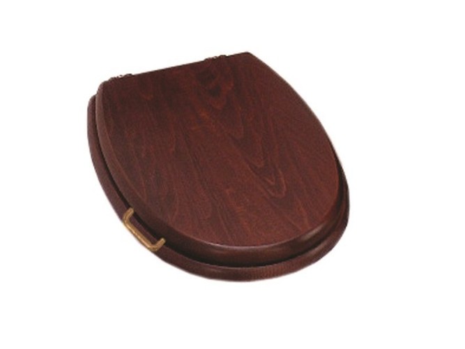 Сиденье с крышкой SIMAS LANTE с микролифтом цвет орех бронза LA009BR