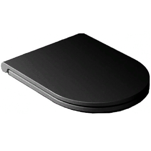Сиденье с крышкой GALASSIA Dream 7330 NEMT с микролифтом быстросъемное тонкое цвет черный матовый