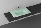 Раковина ISVEA SistemaT накладная ШГВ 810*465*140 отверстия для смесителя 1 цвет мятно-зеленый матовый