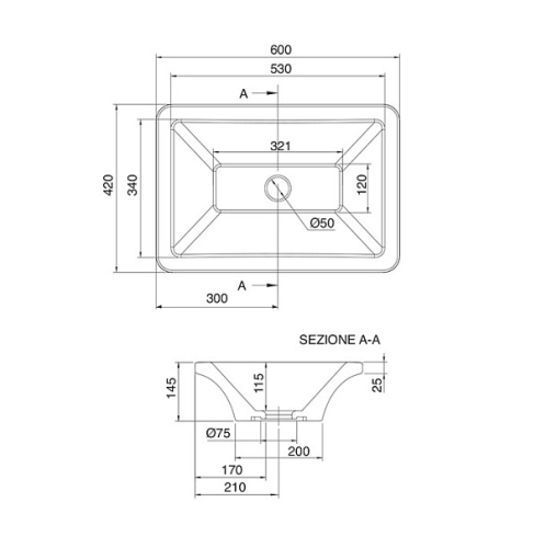 Раковина Scarabeo BUTTERFLY накладная без перелива без отверстий цвет белый 4002