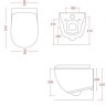 Унитаз Artceram File 2.0 подвесной безободковый цвет белый FLV004 01 30