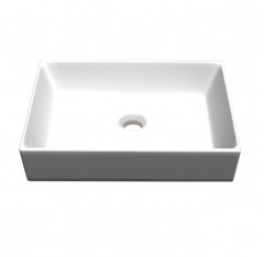 Раковина Scarabeo TEOREMA 2.0 накладная без перелива без отверстий цвет белый 5101