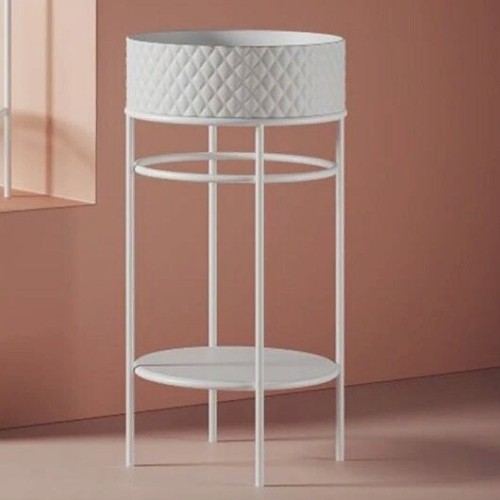 Консоль Artceram Fuori Scala металлическая для круглой раковины цвет белый матовый ACA058 05