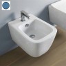 Биде Artceram A16 подвесной с одним отверстием  цвет blue avio ASB001 38 00