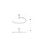 Полотенцедержатель COLOMBO DESIGN BASIC B2731 кольцо