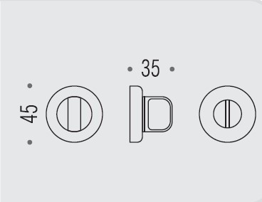Фиксатор сантехнический Colombo Rosetta CD69 BZGG античная латунь