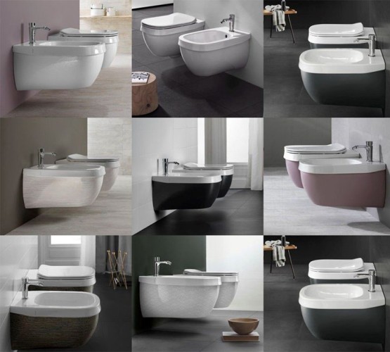 Биде HATRIA ABITO YXX701 подвесное цвет белый