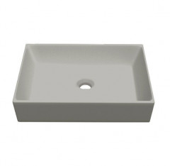 Раковина Scarabeo TEOREMA 2.0 накладная без перелива без отверстий цвет белый матовый 5101 41