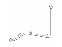 Поручень HATRIA AUTONOMY Y0CZ01 подвесной цвет белый