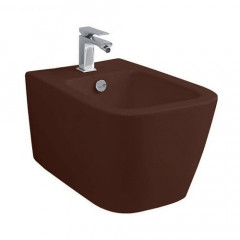 Биде Artceram A16 подвесной с одним отверстием  цвет brown cocoa ASB001 39 00